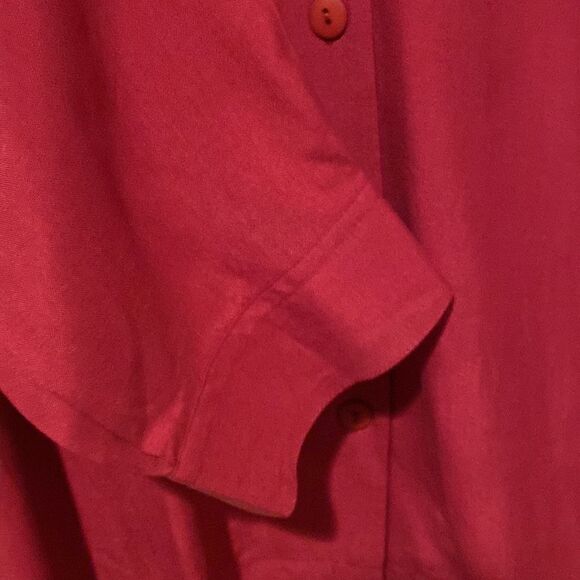 Stephanie Andrews Silk Blouse Size XL Long Sleeve - Picture 4 of 10